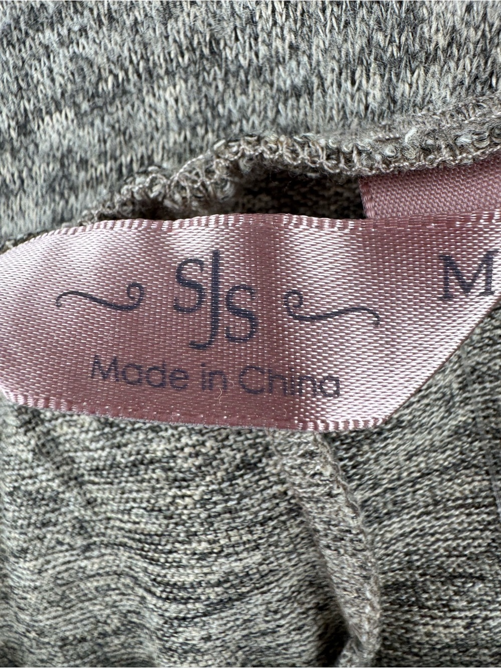 SJS Women's Maxi Skirt in Heather Gray with Button Detail - Picture 2 of 5